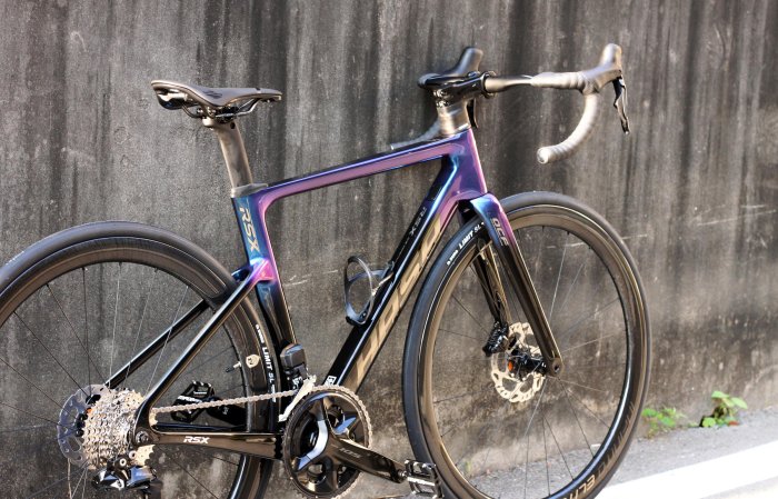 ~騎車趣~HASA RSX 科技藍 碳纖維公路車 SHIMANO 105 DI2 電子變速 碳纖維輪組