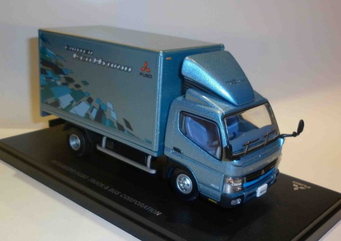 1/43三菱 Canter Eco Hybrid ミニカー Amazon | □ ディーラー三菱ふそうトラック・バス(株) 1/43