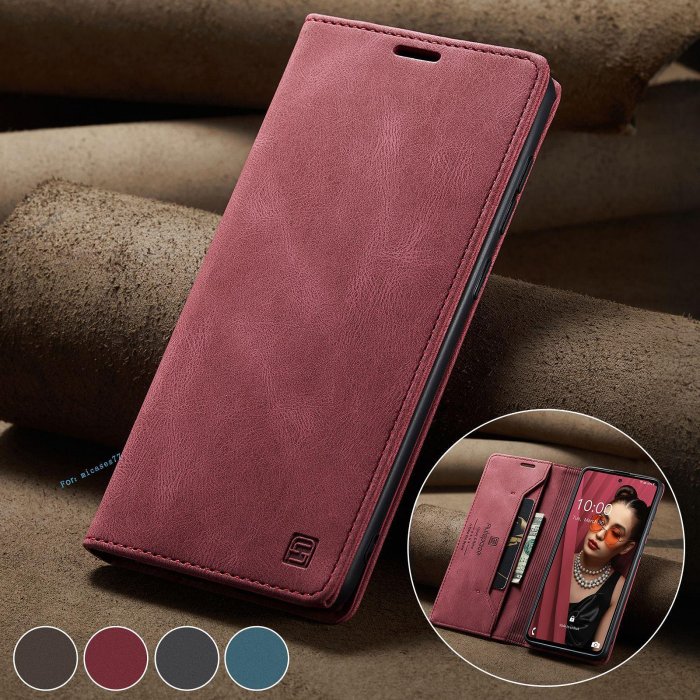 5g三星手機殼 防盜刷手機殼a52 a52s復古翻蓋掀蓋皮套a32錢包插卡a12保護套 samsung手機殼 保護殼 保