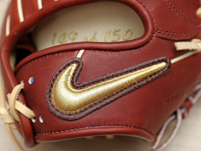 美國官網150 咖限定日本製全新NIKE SHADO ELITE J 硬式謝道咖啡一級內