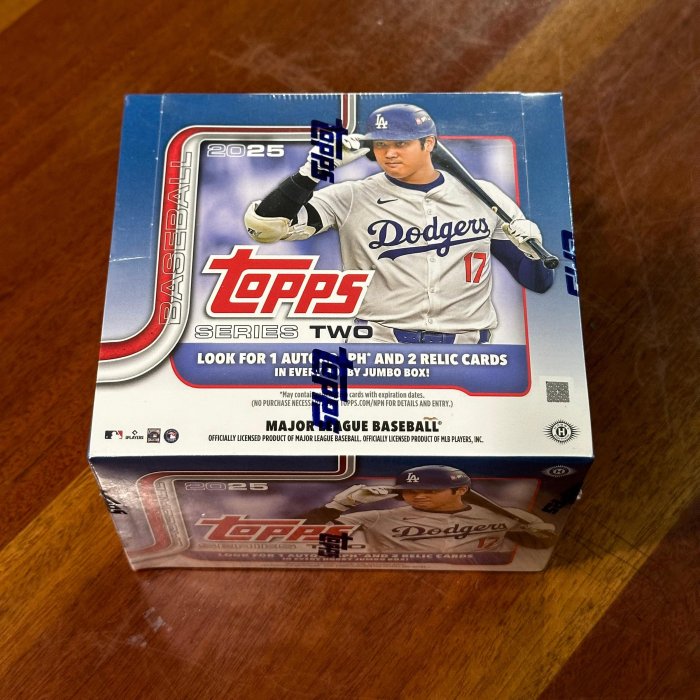 2025 Topps Series 2 Jumbo Box 全新未拆盒卡拼大谷翔平James Wood
