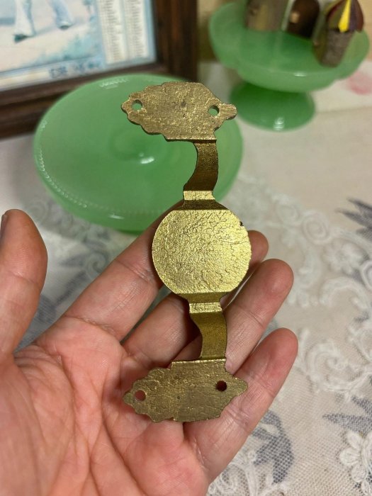 vintage西洋古董中古歐洲銅把手銅拉手品相如圖尺寸如圖材質銅中間是瓷