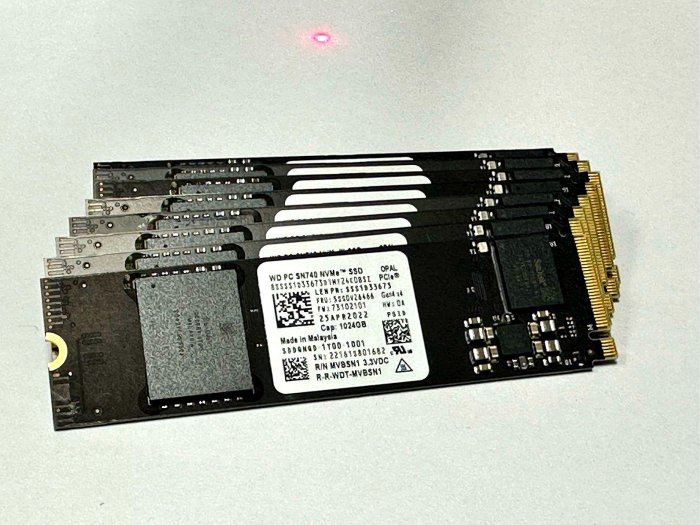 ☆【WD SN740 256G 512G 1TB M.2 2280 NVME SSD PCIe PCIE4.0x4 固態硬碟】☆
