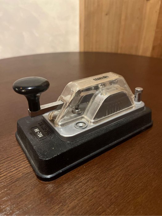 售出》日本製HI-MOUND HK-704摩斯密碼電鍵| Yahoo拍賣