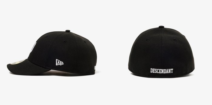 DESCENDANT LETTERED LP 59FIFTY NEW ERA 聯名款帽子。太陽選物社