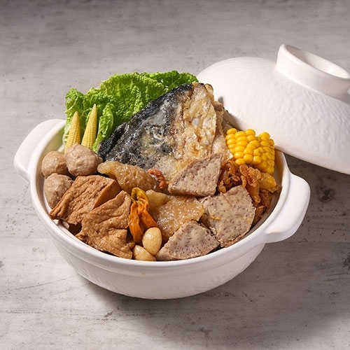 豪氣食堂吳秉承鮮香砂鍋魚頭2200公克/盒【愛買冷凍】