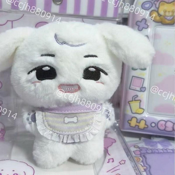 TF家族四代陳奕恒牙牙哼棉花娃娃10CM 動物體海星體裸娃10cm娃衣圍兜毛