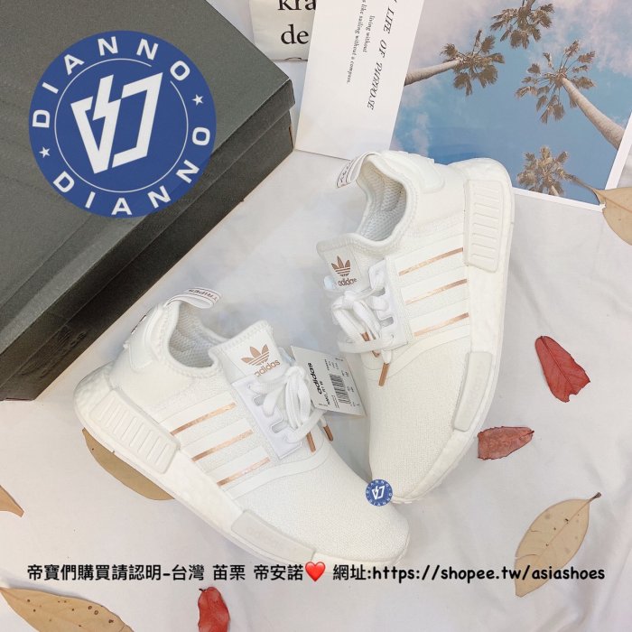 adidas gazelle silver green womens adidas Wmns NMD R1 'Cloud White/Rose Gold Metallic/Crystal White' fw64   Athletic Corner