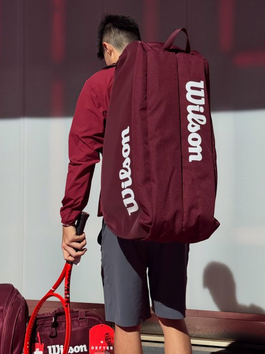 【曼森體育】Wilson Defyer V1 Racket Bag 9支裝 網球拍袋 全新款