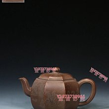 【浙寧玉成窯造】中国古美術 八角形陶器鉢 紫砂陶芸 ダークブラウン 落款あり 早期何心舟浙甯玉成窯造段泥君德紫砂壺~請品賞