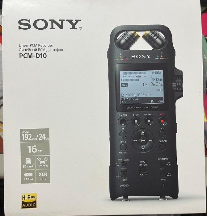 淡水無國界 SONY 新力 PCM-D10 16G 16GB 錄音筆 內建16GB 公司貨 全新 現貨