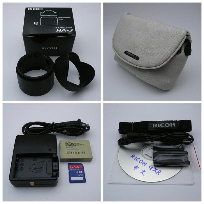 CCD 絕版銘機* RICOH GXR S10 鏡頭模組-附HA-3套筒+相機包- 美品