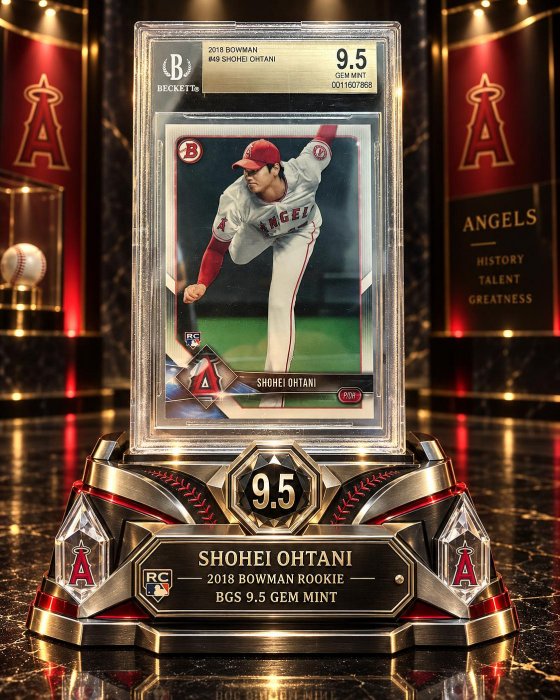 大谷翔平【1元起標 | 新人RC | 🔥持續漲】 Topps Bowman 2018 Shohei Ohtani RC #49 BGS 9.5