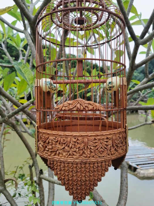 廣式繡眼太子籠金青鳥籠竹制鳥籠小號黃藤鳥籠黃豆鳥籠相思鳥籠| Yahoo拍賣