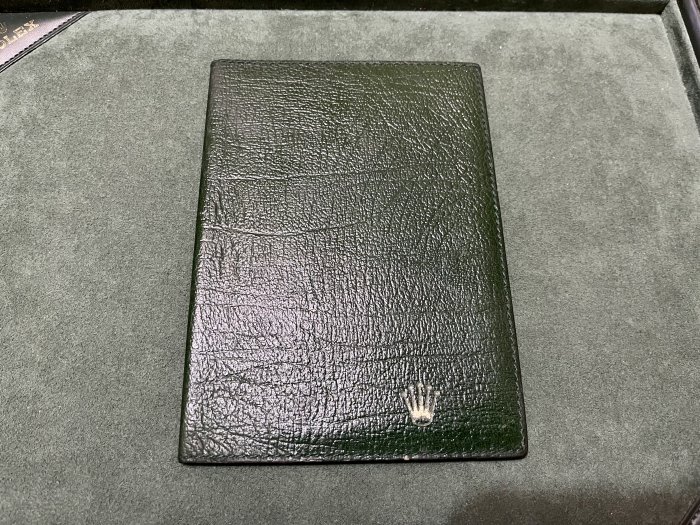 老件 勞力士 ROLEX 原廠護照夾 皮夾 卡夾 卡套