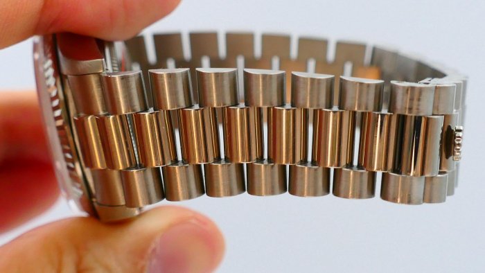 【美好時光】極優藏品罕見型號勞力士ROLEX 18039白K款Daydate盒單全十鑽面（ 18238 18239 118239參考）