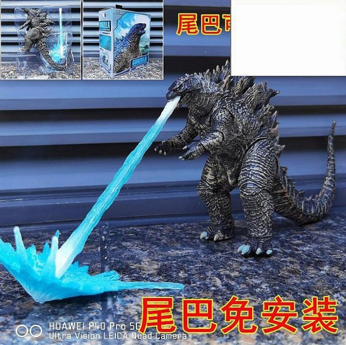 NECA2019哥吉拉怪獸核能噴射可動模型手辦2021哥斯拉大戰金剛電影D