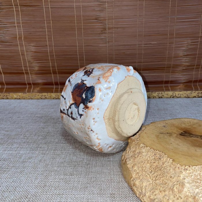 日本志野燒抹茶碗陶祖二十七代加藤正宣作品-【稱心如意】 | Yahoo拍賣