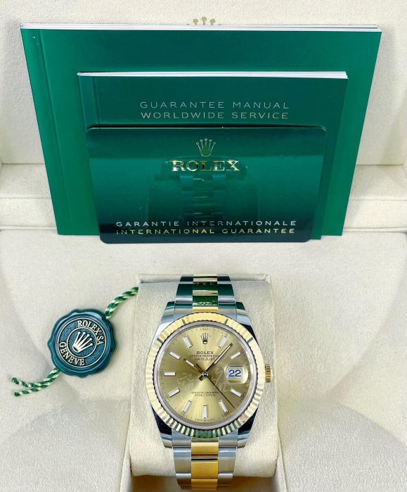 【現貨】 ROLEX 勞力士 126333 金面 24年 Datejust 41mm 溫布頓 126234 黃金 太陽圈