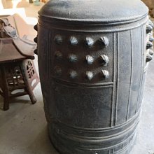 日本的古董大正昭和早期老銅鐘古鐘梵鐘佛教寺廟祈福鐘，特大型，厚重