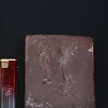 嚴選日本昭和時期陶瓷硯，兩用實用兼具美感11.4cm直徑陶硯磯頭文房具