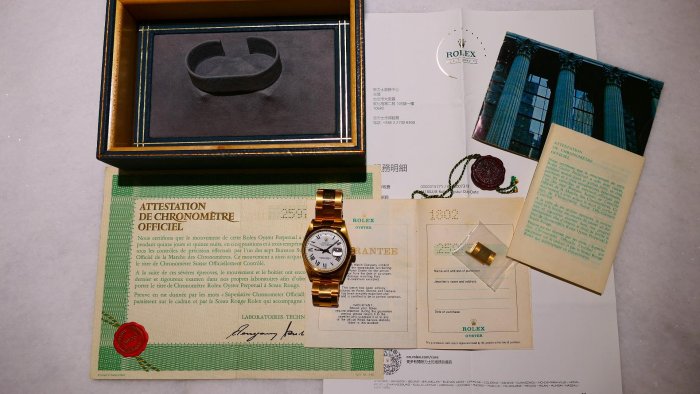 【美好時光】拍賣會等級一級逸品分享交流 罕見型號 ROLEX 1802+7206+Buckley+雙中文大全套收藏級品項
