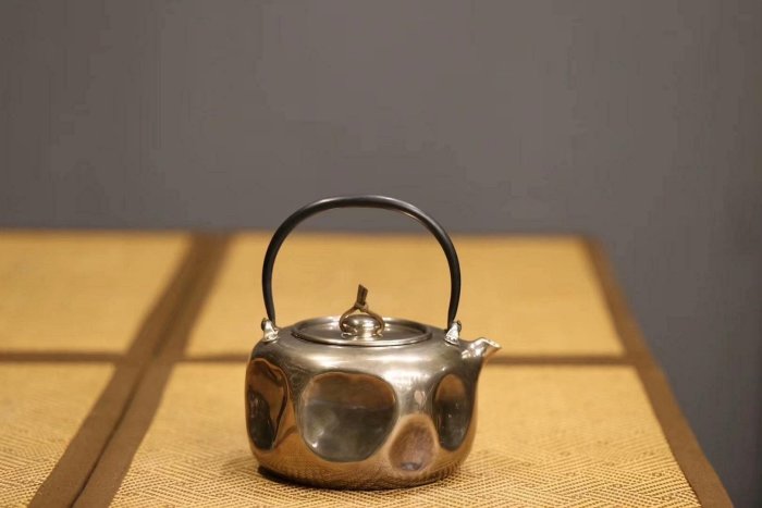 日本• 銀壺北村靜香民俗收藏品回流老貨古董舊貨-1949【錦福瑞玉石店