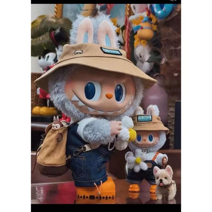*SHIHNA名牌精品*全新現貨 春天野在家 Labubu 拉布布 大春野 含後背包喔
