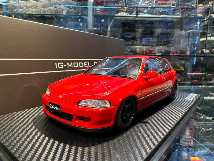吉華@ 1/18 Ignition IG3045 Honda CIVIC (EG6) Red