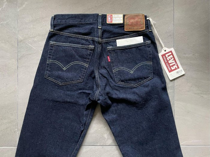 全新Levi's Vintage Clothing LVC 1954 501ZXX one washed 原色W30