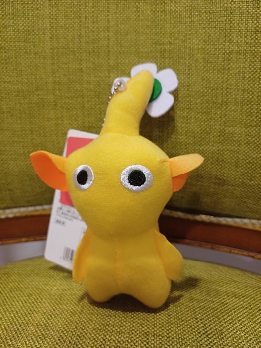 一元起標 陳董嚴選 《皮克敏》（Pikmin）黃色皮克敏 絨毛玩偶吊飾