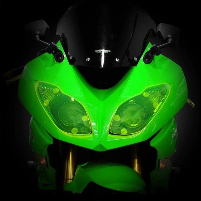 KAWASAKI ZX-6R 09-18年改裝大燈保護罩大燈護罩大燈護片| Yahoo拍賣