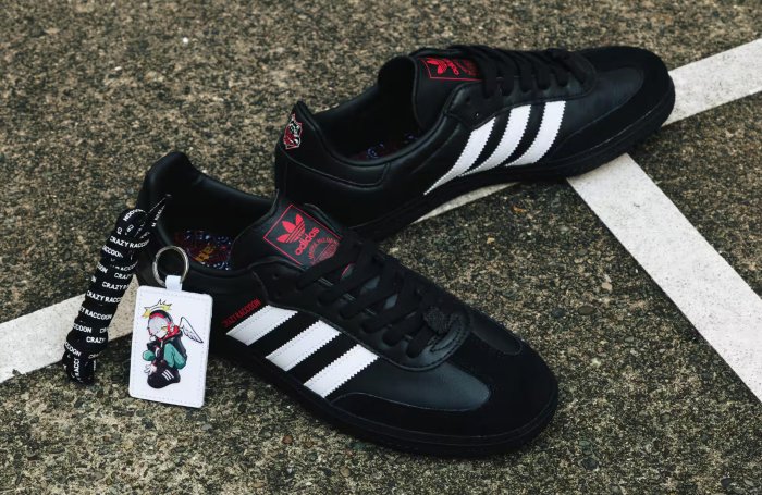 日本限定adidas SAMBA ATMOS X CRAZY RACCOON 聯名款。太陽選物