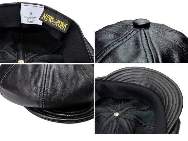 現貨】全新正品美國經典老牌NEW YORK HAT 9207 Lambskin Spitfire 皮革