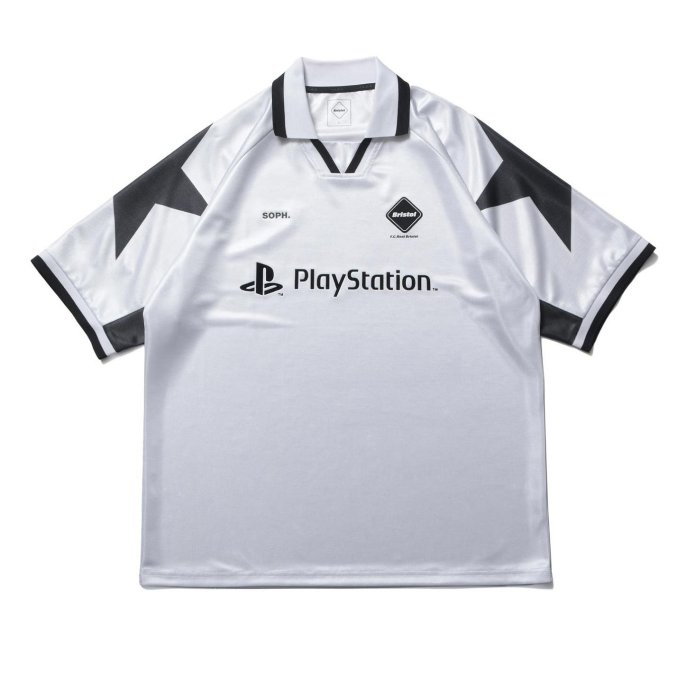白 S　FCRB STAR S/S GAME SHIRT PlayStation 白 S FCRB STAR S/S GAME SHIRT PlayStation Tシャツ/カットソー
