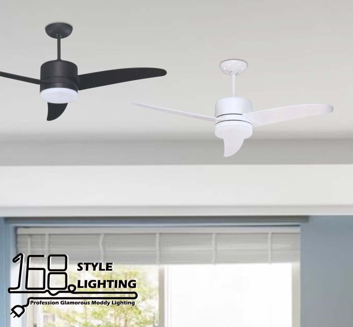 【168 Lighting】60吋單燈BLDC直流無刷（2色）玉山吊扇FS 81089D