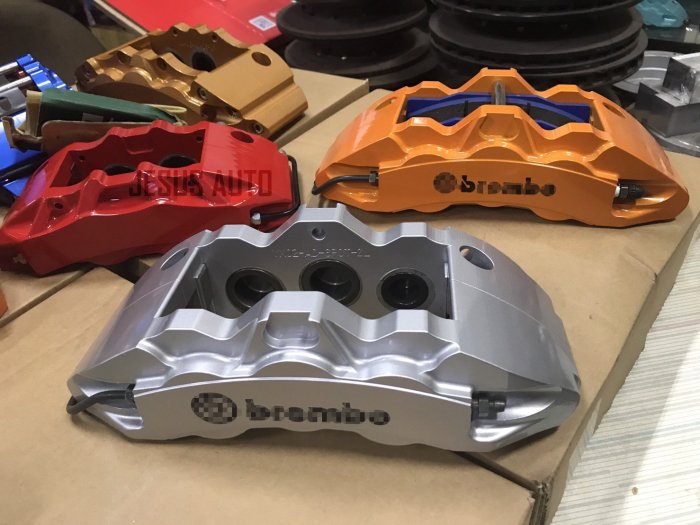 客製SAAB 9-3 SportCombi大六/四活塞卡鉗碟盤套裝9-3 X9-5 Sedan卡鉗活塞 制動系統 六活塞