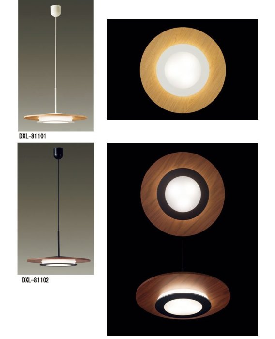 清新樂活~日本直送Daiko大光電機DXL-81101白臘木紋DXL-81102橡木紋LED