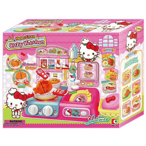 凱蒂貓聲光瓦斯爐 KITTY聲光瓦斯爐 HELLO KITTY聲光瓦斯爐 凱蒂貓模擬廚房玩具 凱蒂貓廚房玩具 美味小廚房