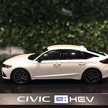 1/43 HobbyJapan Honda Civic (FL4) e:HEV White HJ433003W【MGM