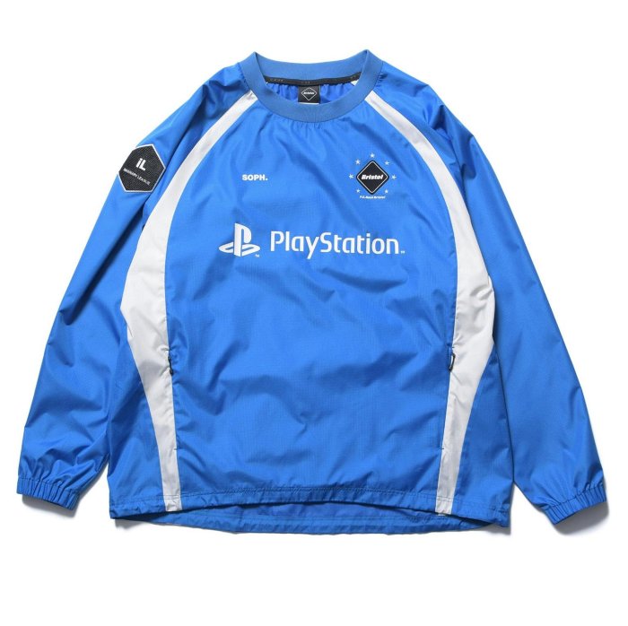 F.C.Real Bristol WARM UP PISTE PS PlayStation聯名款長袖上衣