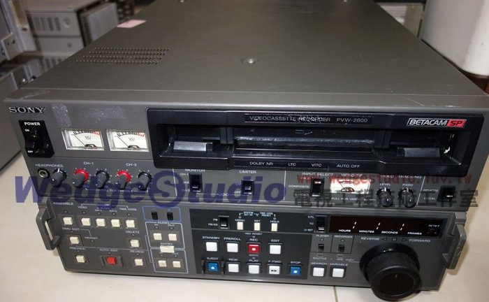 WedgeStudio] SONY PVW-2800 Betacam SP 錄放影機剪接機| Yahoo拍賣