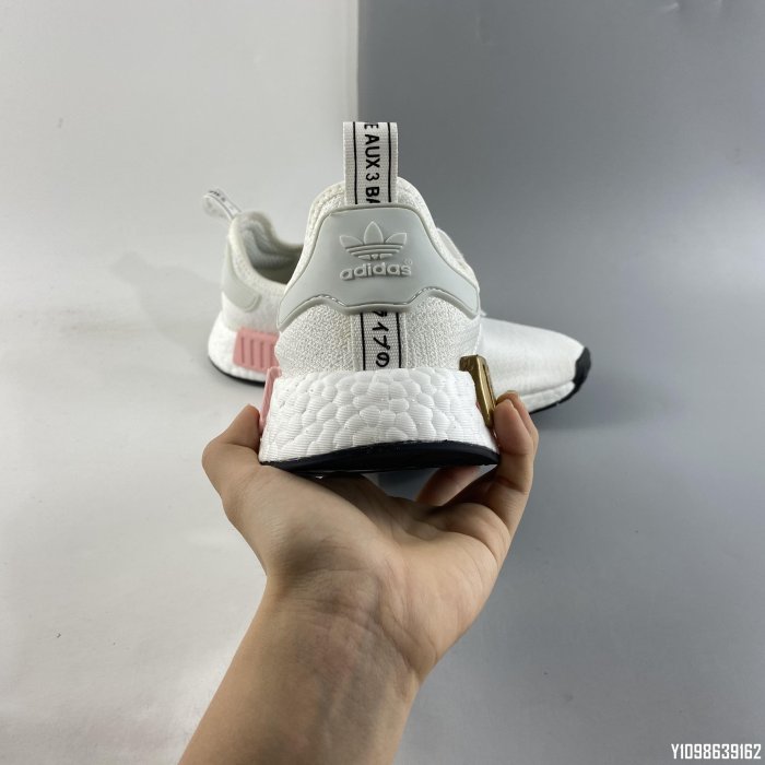 adidas gazelle silver green womens adidas Nmd R1 Cloud White Acid Red (Women's) main image 1