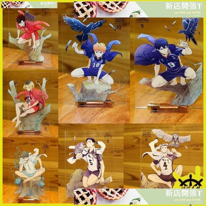 （優選）cospa 排球少年6次再販裸足壓克力立牌擺件日向影山及川周邊