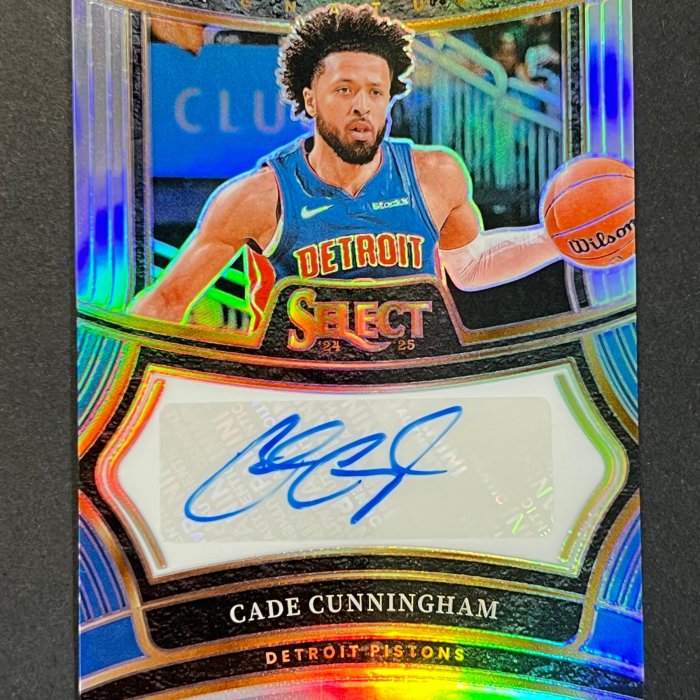 限量/249 Cade Cunningham 銀亮SILVER 簽名AUTO SELECT 2024-25 317 