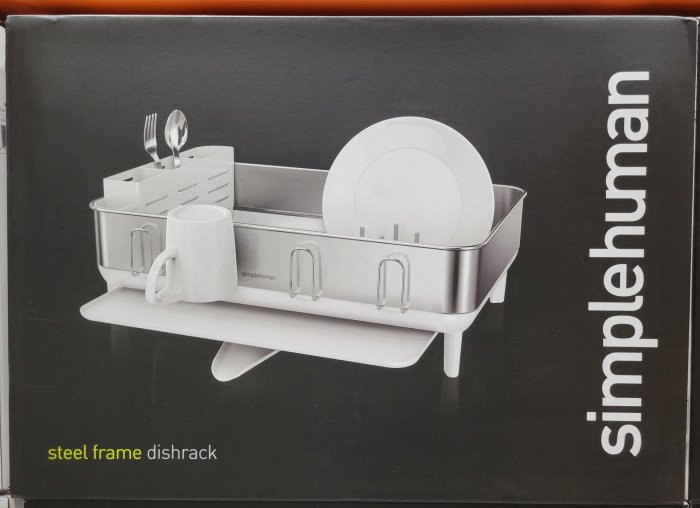 Simplehuman Costco Dish Drainer Simplehuman Dish Grey And Bamboo