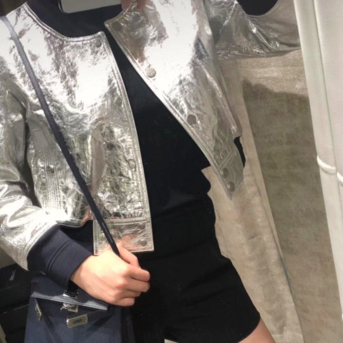Chanel ❤️ 皮衣 34 superdry.slp.balmain.D2.zara.D MOP 巴黎世家