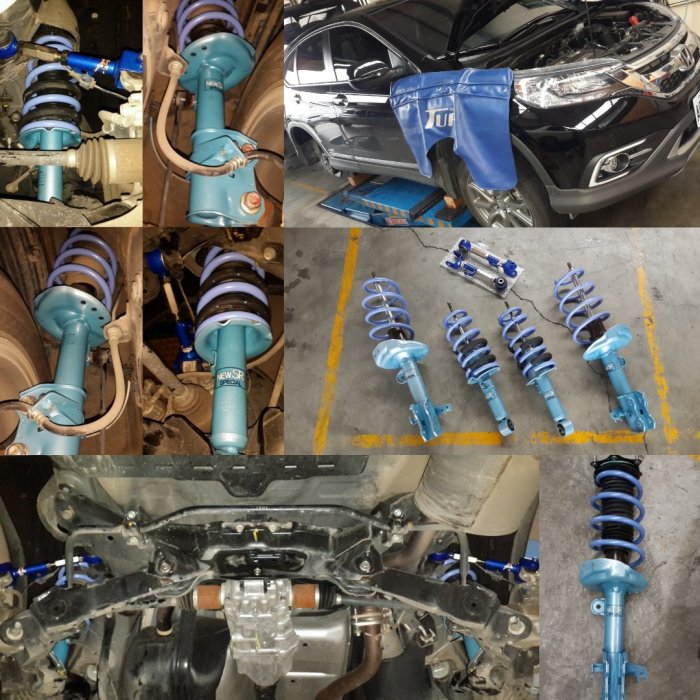 KYB藍筒避震器+TS短彈簧[FIT、CITY、CX5、MAZDA3、MAZDA5、ALTIS、RAV4、JUKE]