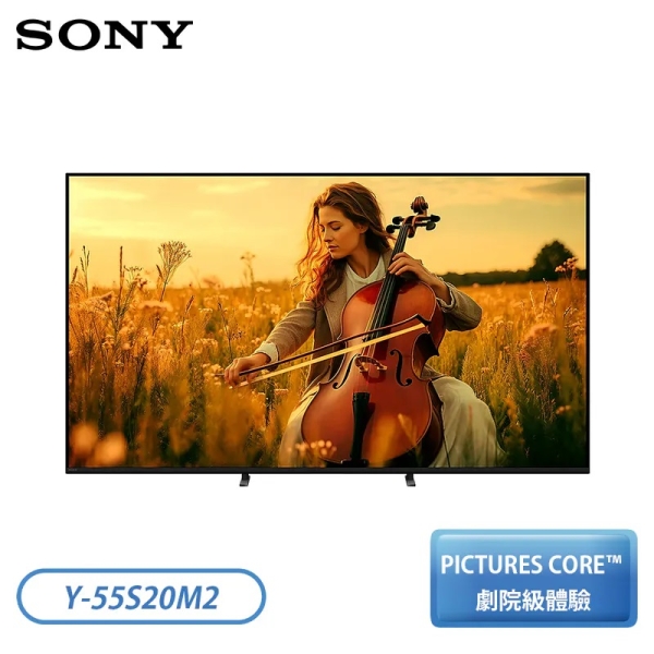 SONY BRAVIA 2II 55吋 4K X1 Google TV顯示器 Y-55S20M2 指送不裝