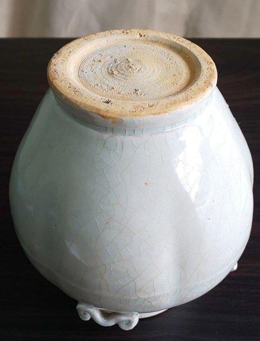 中国美術 宋 白磁 蓋付壺四耳壺 北宋時代(１２世紀後期) 中国美術 宋 白磁 蓋付壺四耳壺 北宋時代(12世紀後期) 中国美術 宋